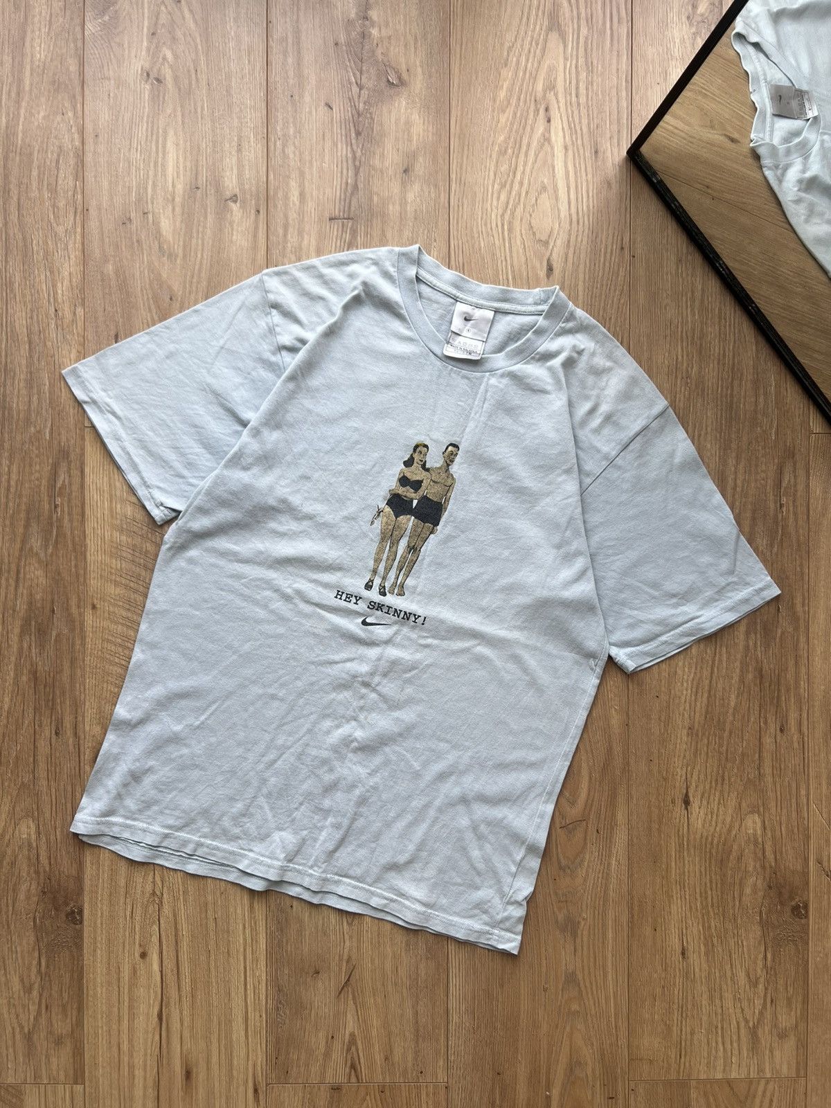Nike 00’s NIKE COMICS VINTAGE RARE TEE HEY SKINNY Y2K Size US S / EU 44-46 / 1 - 2 Thumbnail