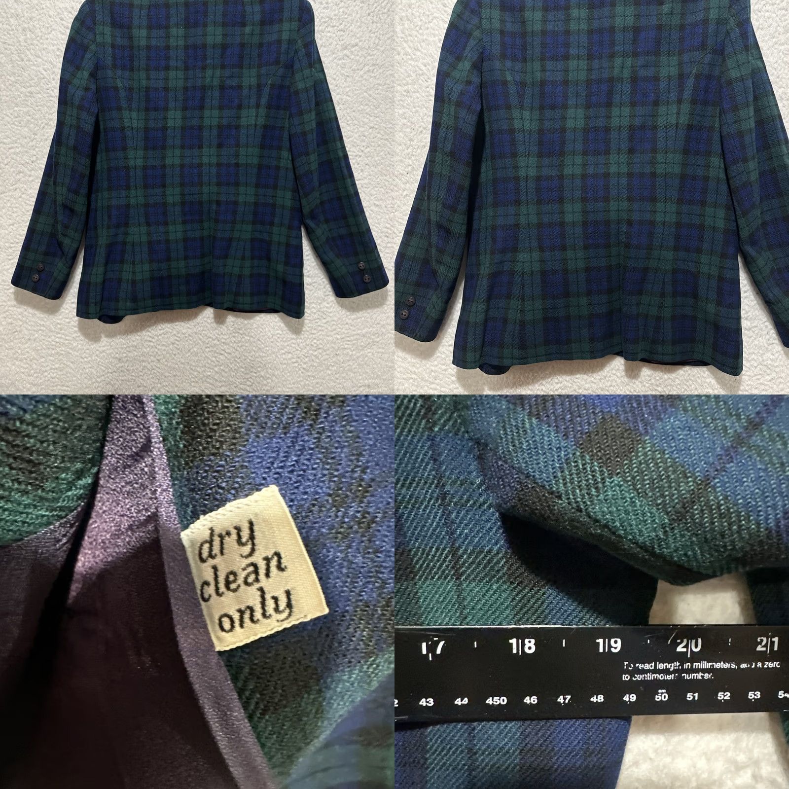 Pendleton VINTAGE Pendleton Blazer Jacket Women Size 18 Virgin Wool Green Tartan Plaid Blazer Women Plus 18 Wool Pattern Plaid Jacket Mens? Size XXL / US 16-18 / IT 52-54 - 8 Thumbnail