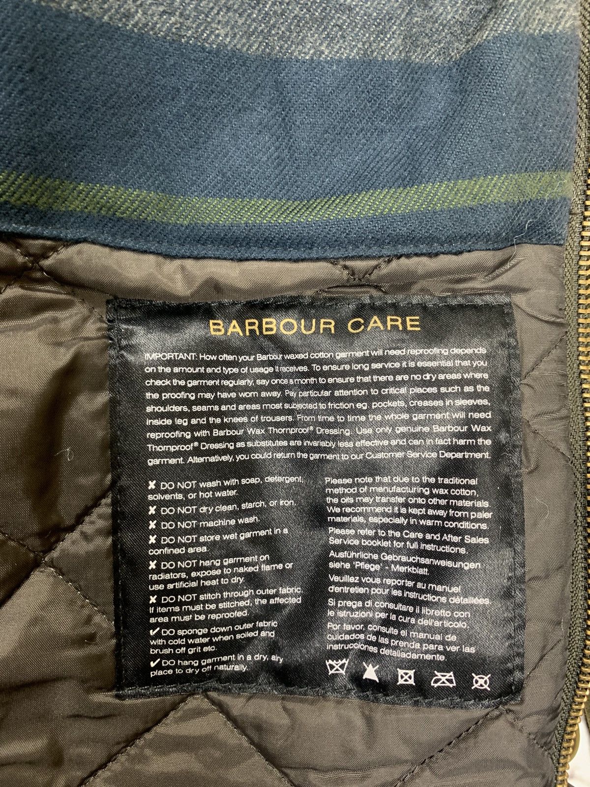 Barbour Barbour Leeward Waxed Cotton Jacket Olive Size L Size US L / EU 52-54 / 3 - 6 Thumbnail