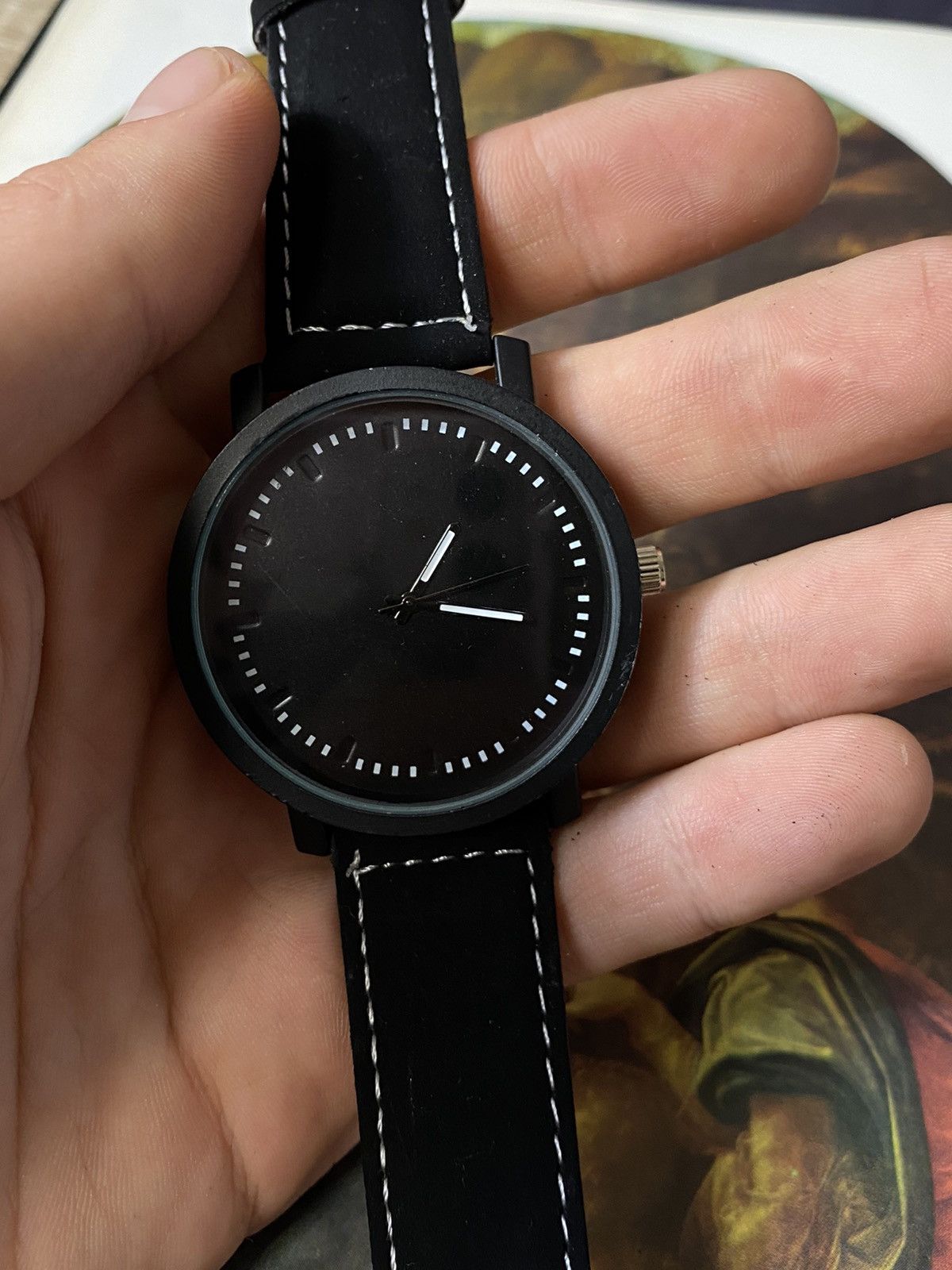 Jewelry × Vintage Sleek Black Minimalist Design Watch Size ONE SIZE - 7 Thumbnail