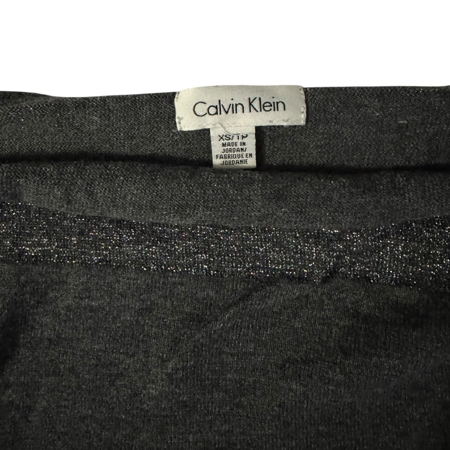 Calvin Klein Calvin Klein Women’s Gray and Silver Sweater - XS Size XS / US 0-2 / IT 36-38 - 2 Thumbnail