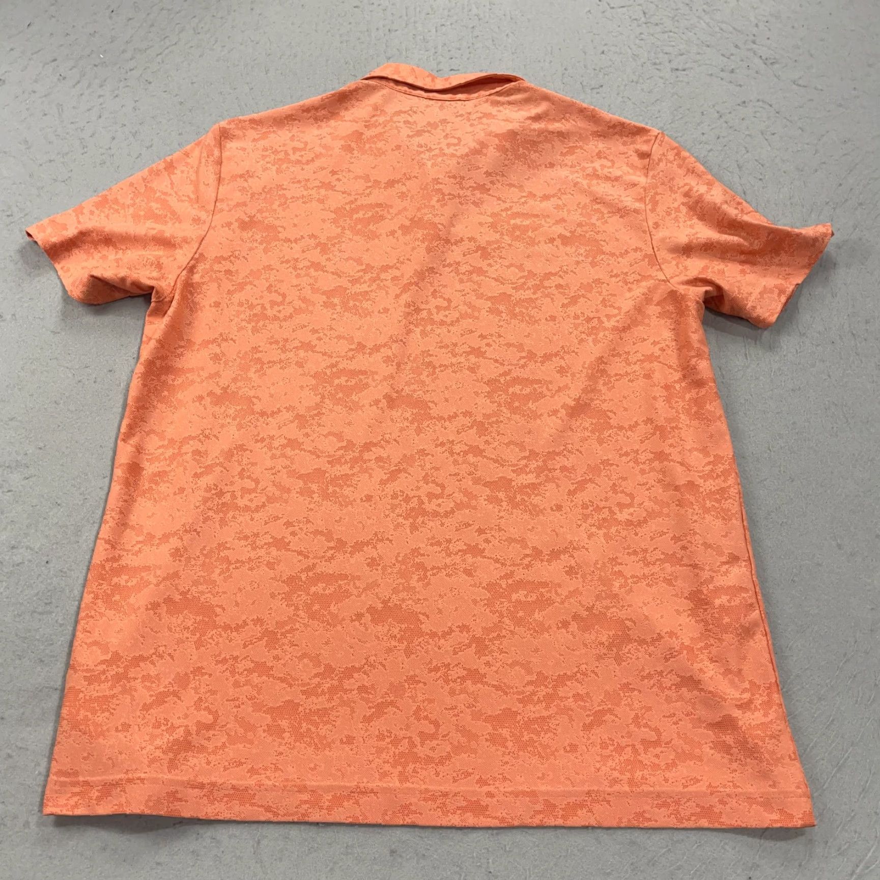 Adidas adidas Golf Polo Shirt Mens L Orange Camouflage AOP Top Polo Mens Orange Camouflage Adidas Golf Polo Size US L / EU 52-54 / 3 - 6 Thumbnail