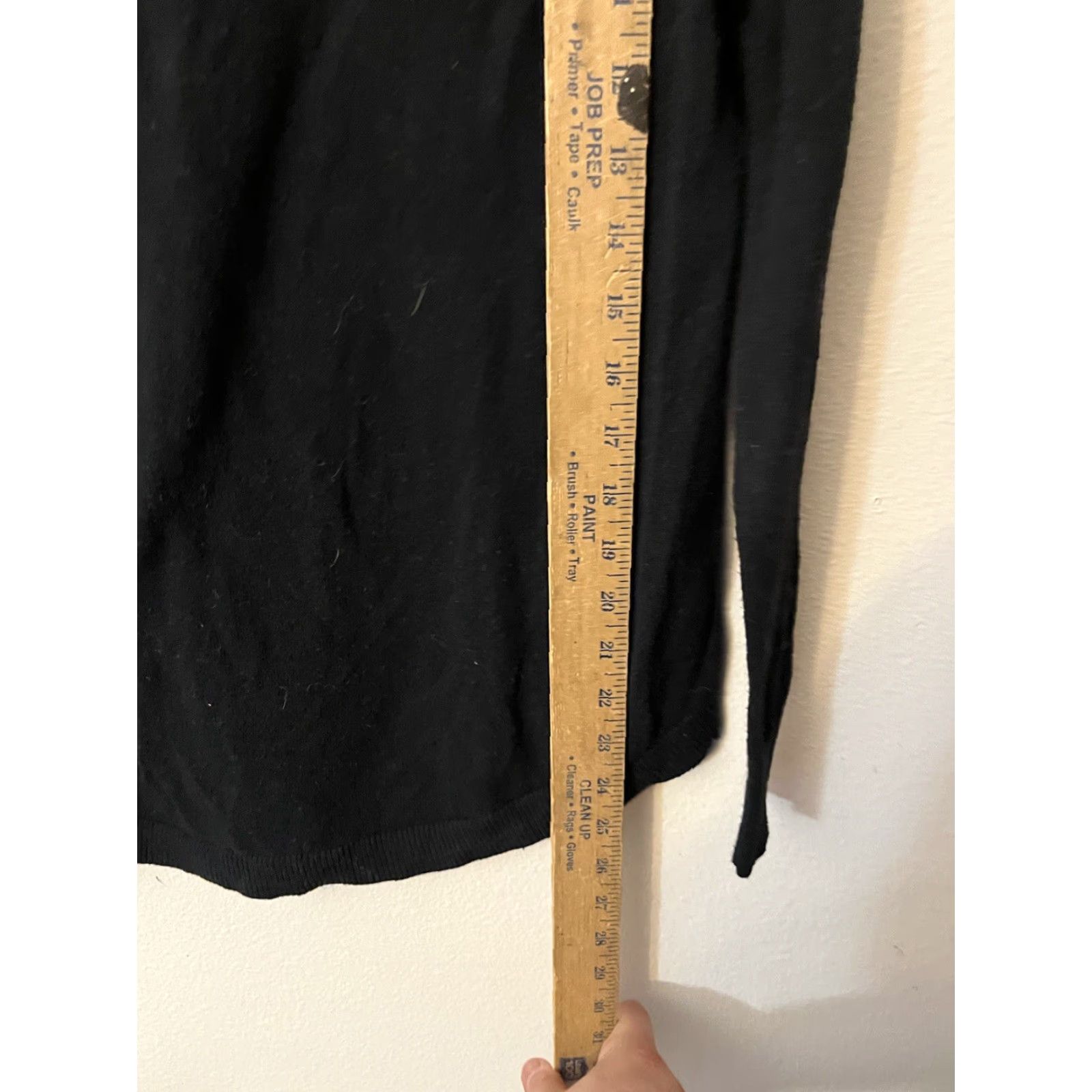 Loft Loft Sweater Womens Small Petite Black Long Sleeve Round Neck Pullover Size S / US 4 / IT 40 - 4 Thumbnail
