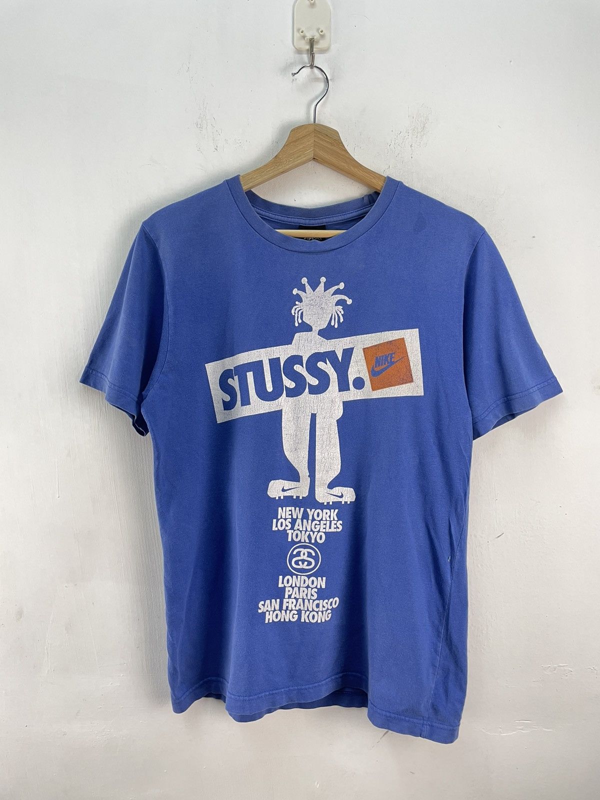 Stussy Rare Vintage Stussy Nike Tshirt Size US S / EU 44-46 / 1 - 1 Thumbnail