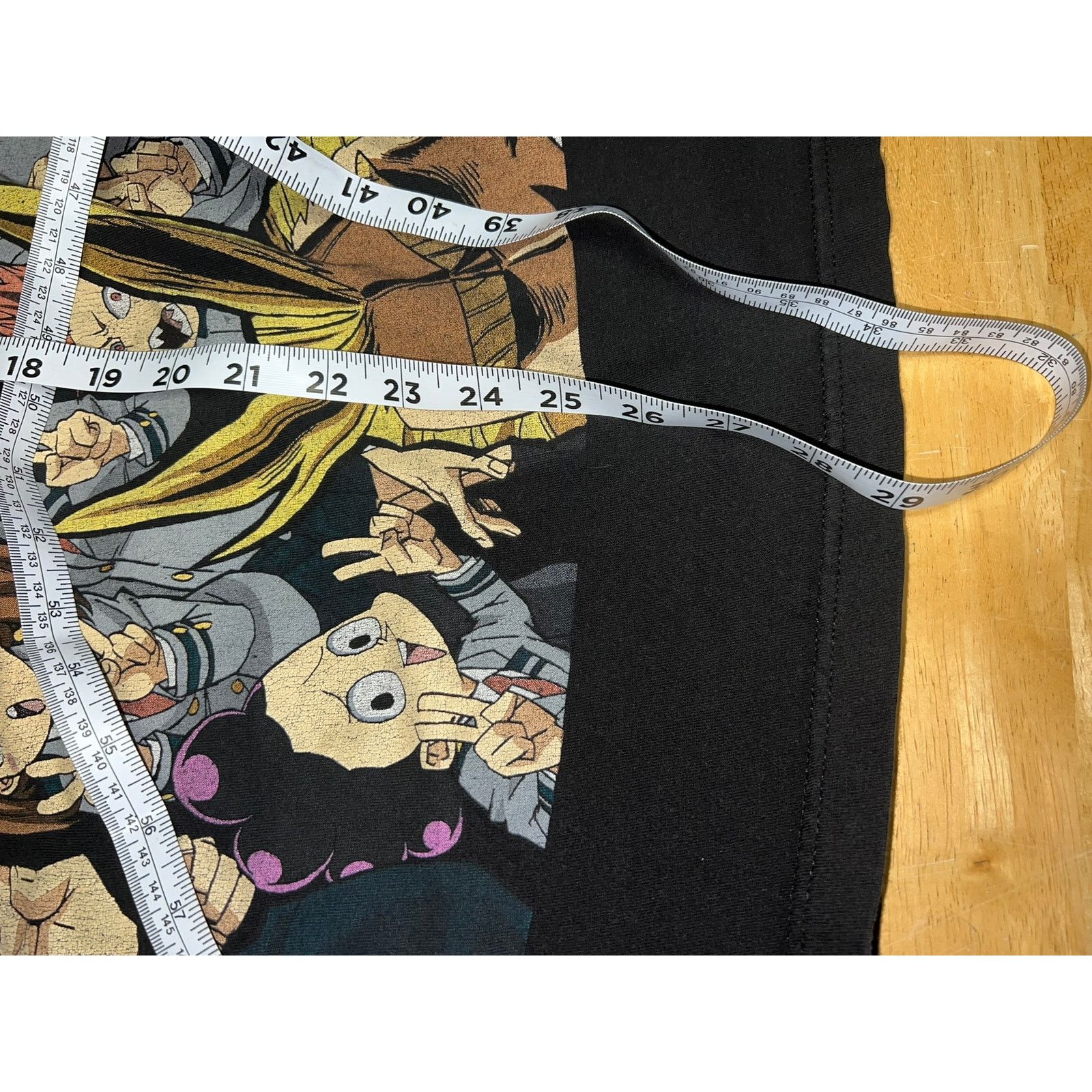 Vintage My Hero Academia Shirt Characters Graphic Black Anime Tee XL Size US XL / EU 56 / 4 - 9 Thumbnail
