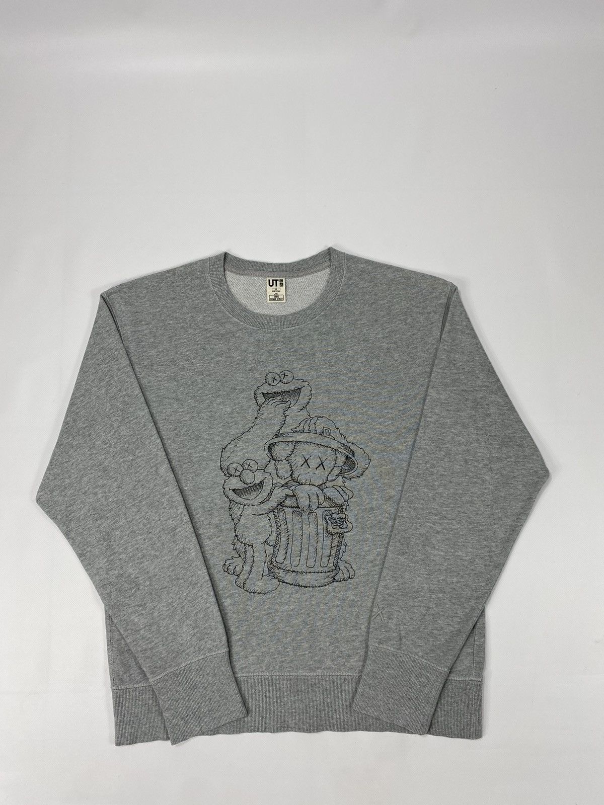 Kaws × Uniqlo 🔥LASTDROP🔥 Kaws Sesame Street Uniqlo Iconic Logo Sweatshirt Size US M / EU 48-50 / 2 - 14 Thumbnail
