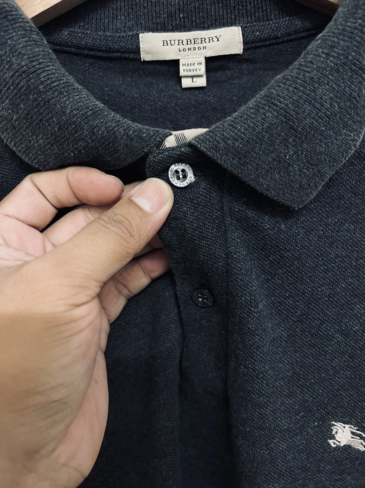 Burberry Burberry Classic Polo Shirt Size US L / EU 52-54 / 3 - 4 Thumbnail
