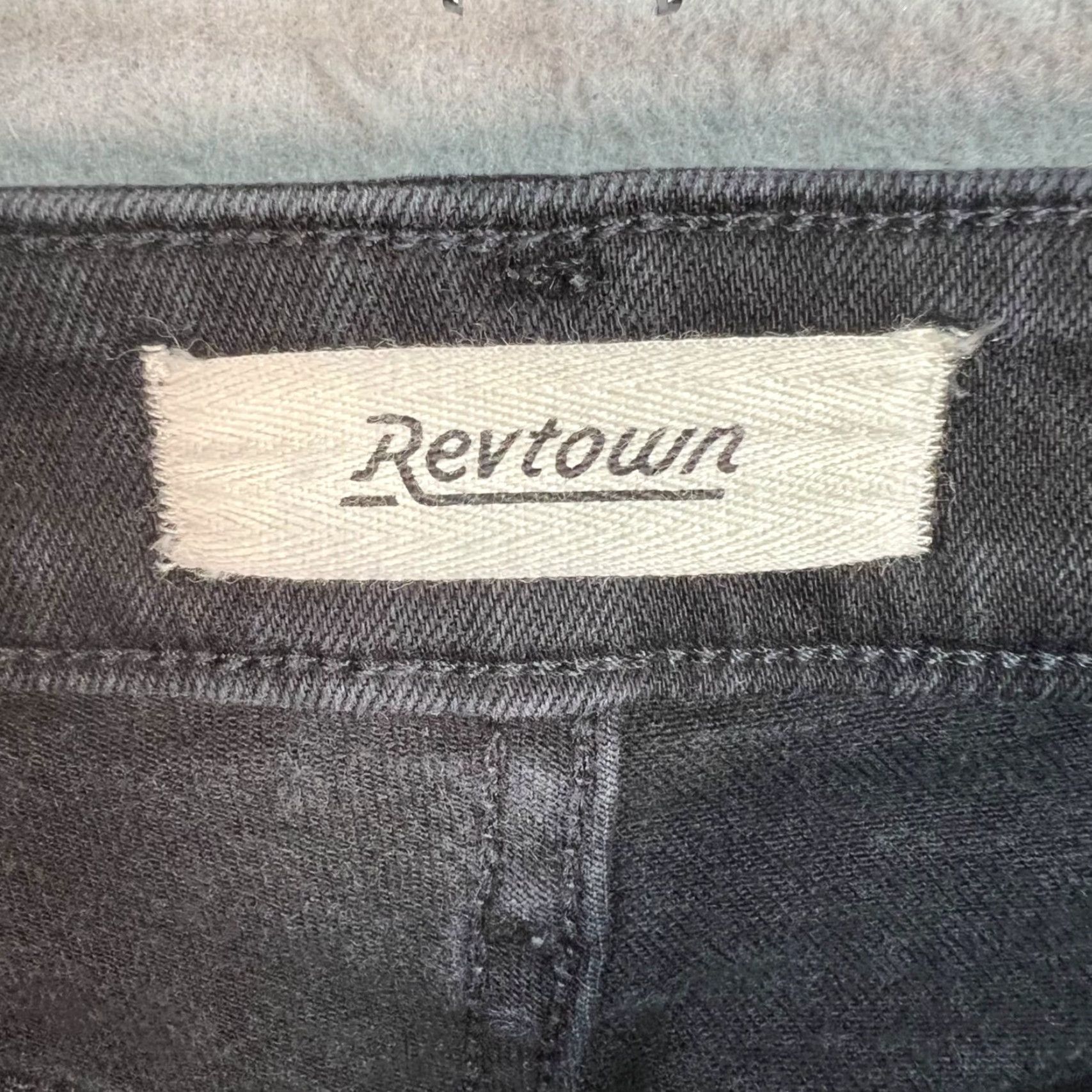Vintage Revtown Skinny Fit Black Jeans Womens Size 28 Regular Cotton Blend Denim Shirt? Size 28" / US 6 / IT 42 - 3 Thumbnail