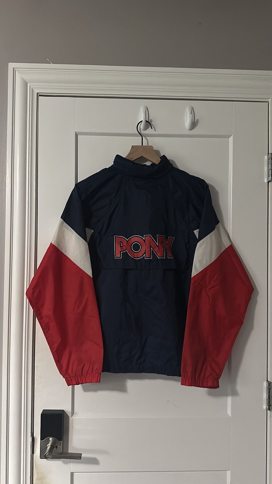 PONY × Vintage 80's USA Themed Pony Windbreaker Size US M / EU 48-50 / 2 - 3 Thumbnail