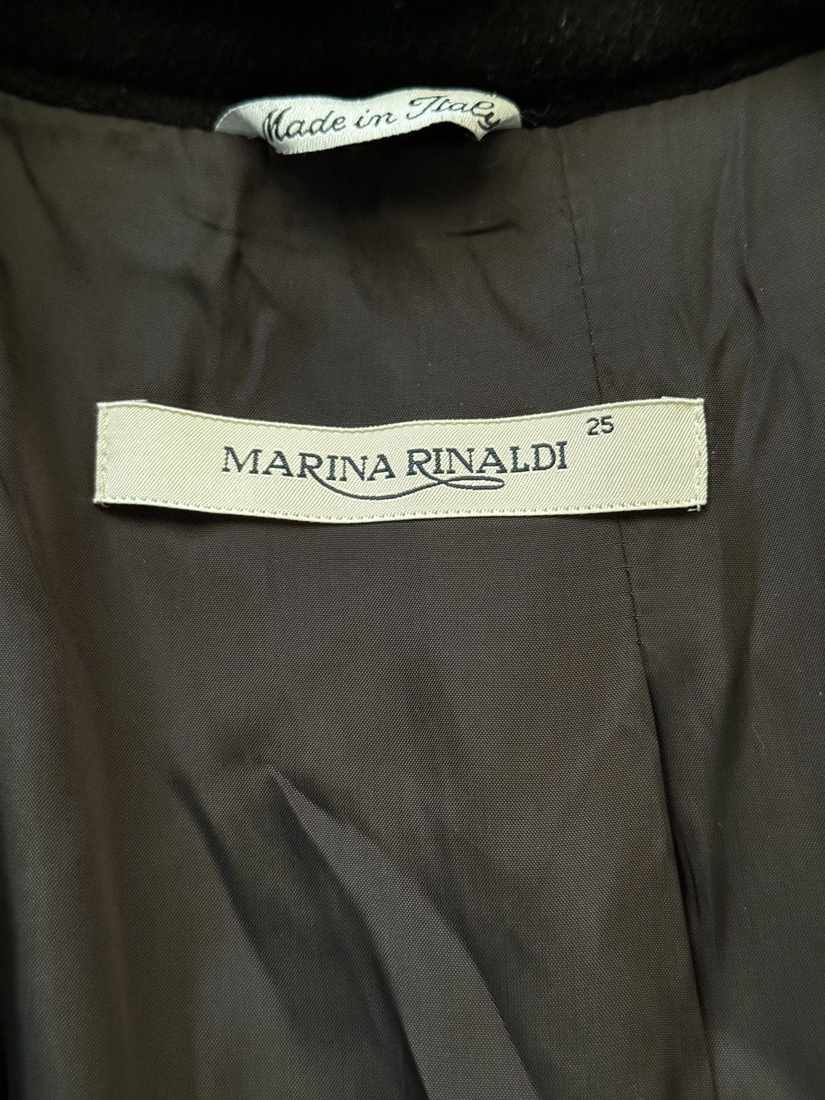 Designer × Max Mara Marina Rinaldi 100% wool blazer jacket Size L / US 10 / IT 46 - 4 Thumbnail