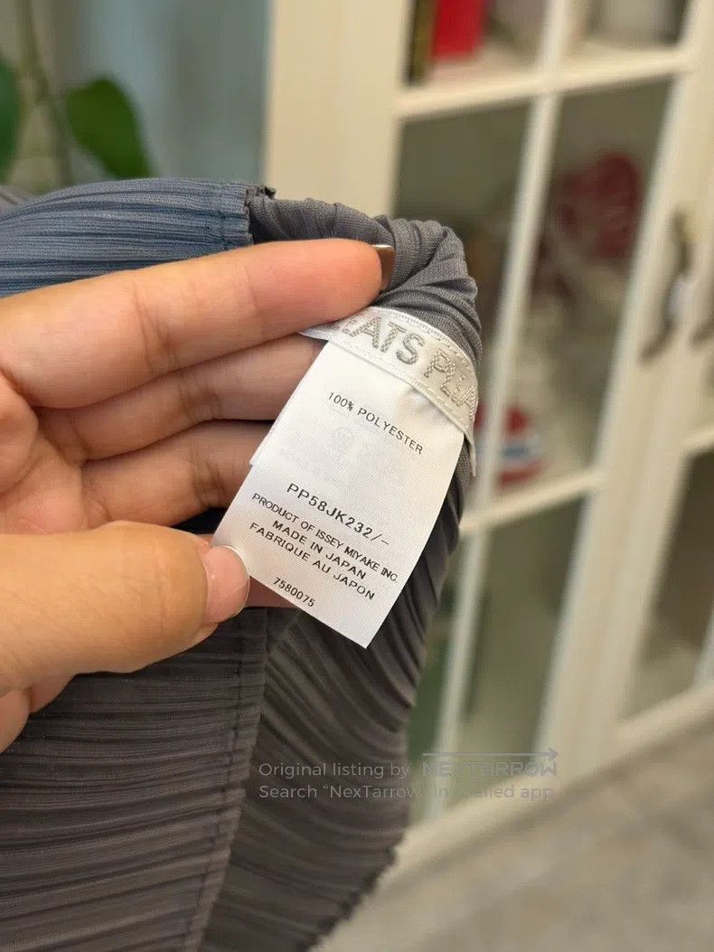 Issey Miyake Issey Miyake Dark Gray Turtleneck Short Sleeve Top Size L / US 10 / IT 46 - 6 Thumbnail