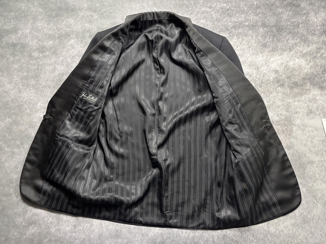 Givenchy 1950s Suit Jacket True Vintage Wool Blazer Tuxedo Heavy Size 40R - 3 Thumbnail
