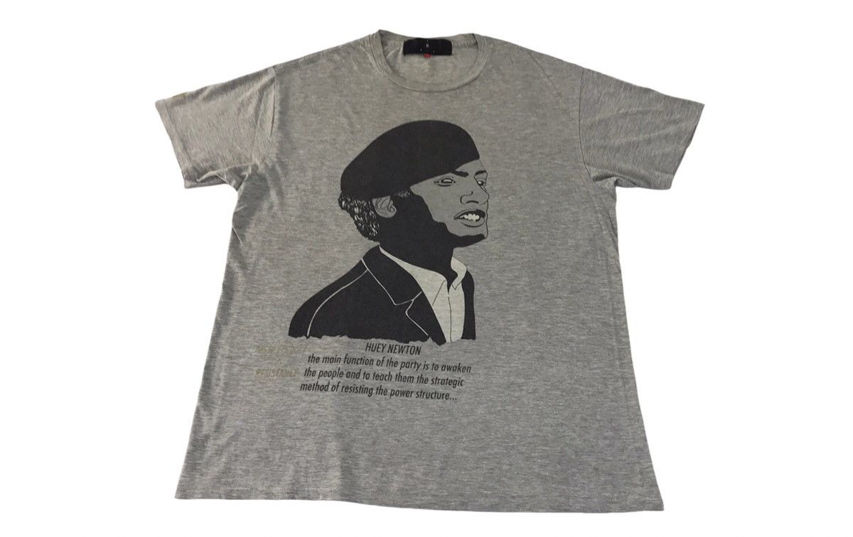 Vintage Huey Newton X Resistance American Revolution Activist Tee Size US L / EU 52-54 / 3 - 1 Thumbnail