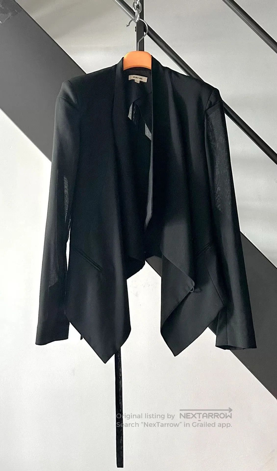 Helmut Lang Helmut Lang Black Mesh Jacket. Size XS / US 0-2 / IT 36-38 - 1 Thumbnail