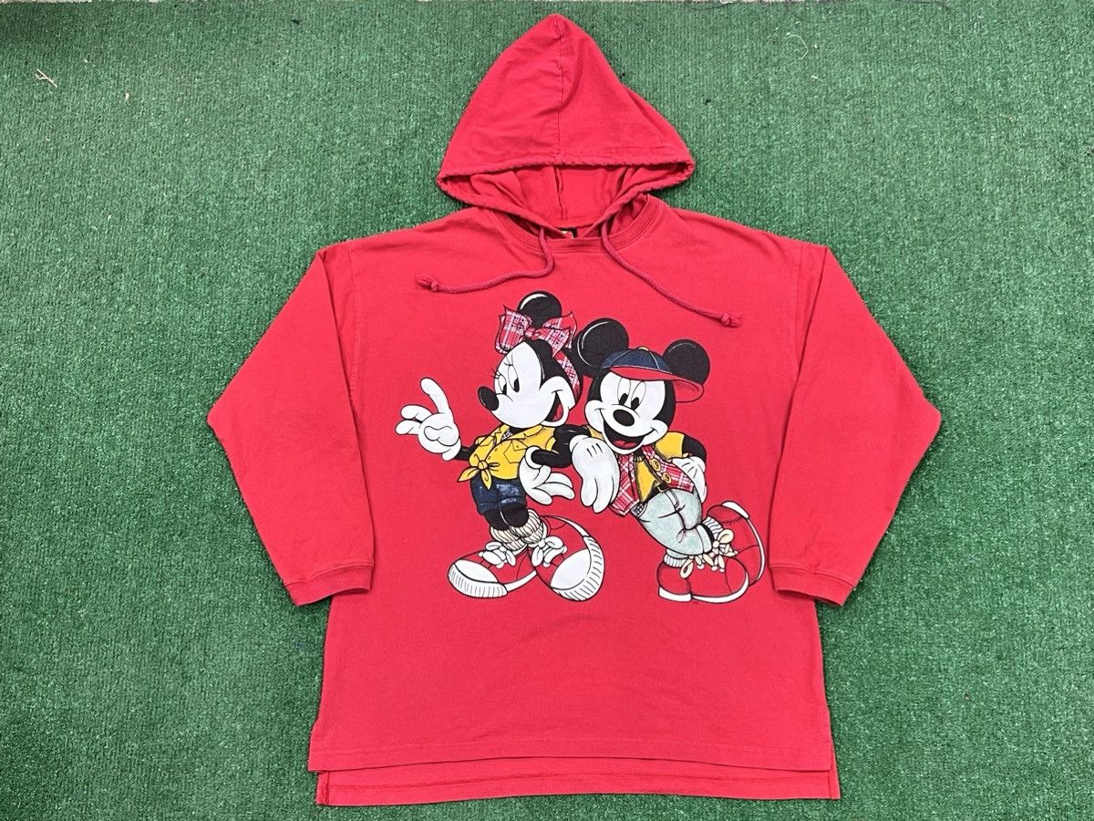 Disney Vintage 90s Mickey and Minnie Mouse Hoodie Size US M / EU 48-50 / 2 - 1 Thumbnail