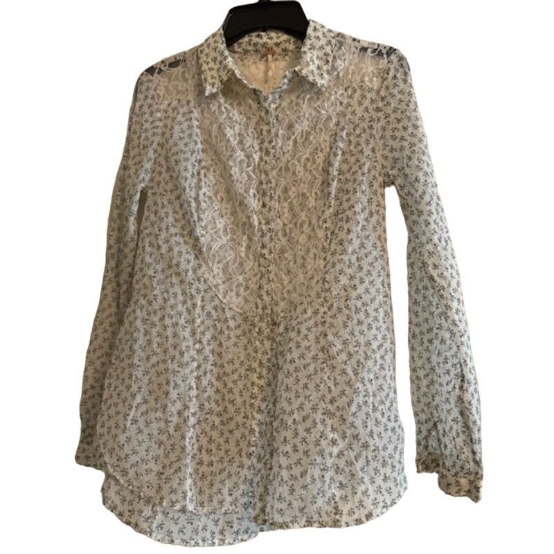 Free People Free People All That Glitters Button Down S NWT Size S / US 4 / IT 40 - 3 Thumbnail