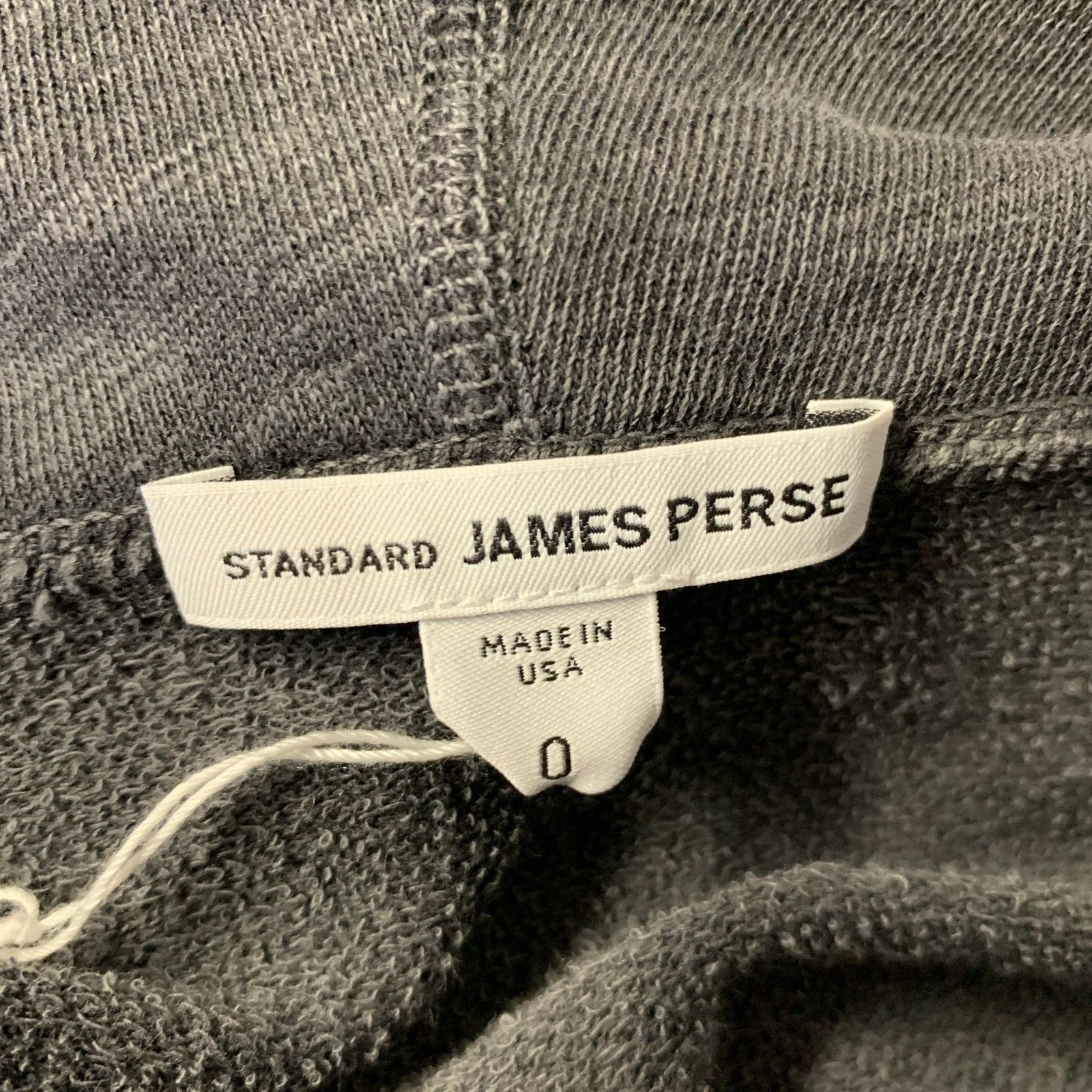 James Perse JAMES PERSE Size XS Grey Heather Supima Cotton Zip Up Hoodie Size US XS / EU 42 / 0 - 5 Thumbnail