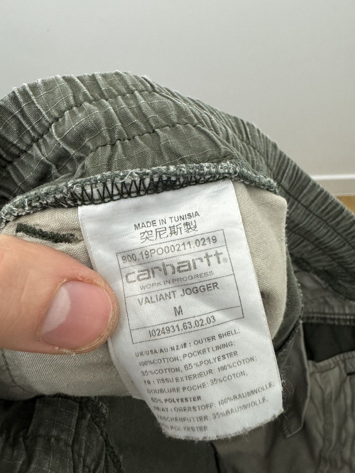 Carhartt Carhartt Jogger Washed Pants Olive Green Workwear Cargo Hype Size US 31 - 3 Thumbnail