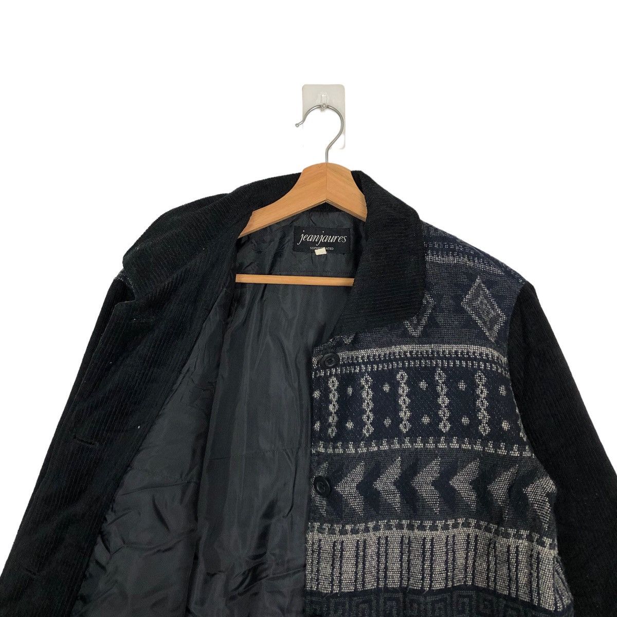 Japanese Brand 🔥VINTAGE CASUAL JACKET WOOL NAVAJO AZTEC DESIGN JEANJAURES Size US M / EU 48-50 / 2 - 9 Thumbnail