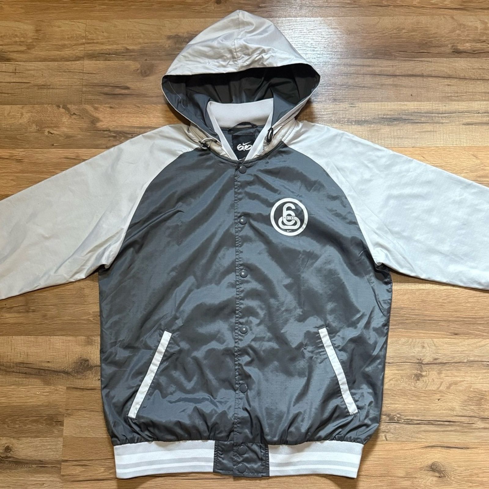 Nike Y2K Nike 6.0 Button Up Windbreaker Bomber Jacket Size US M / EU 48-50 / 2 - 4 Thumbnail