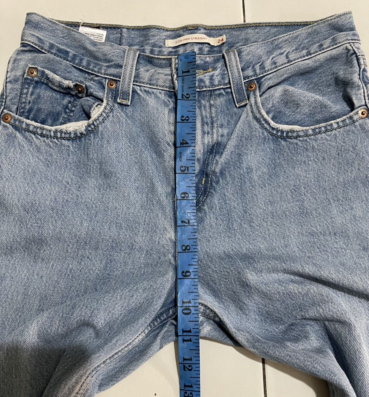 Levi's Vintage Levi’s Waterless Denim Jeans Size US 28 / EU 44 - 16 Thumbnail
