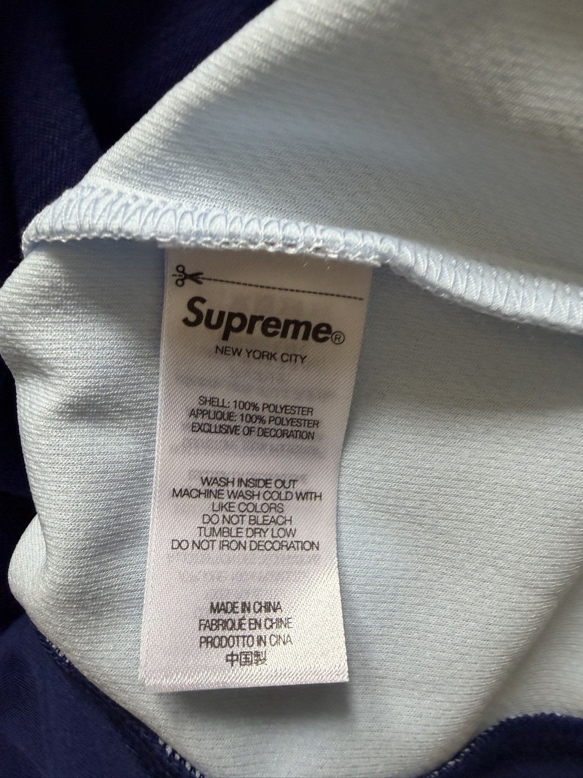 Supreme Supreme Stars Baseball Jersey Navy Size US XL / EU 56 / 4 - 10 Thumbnail