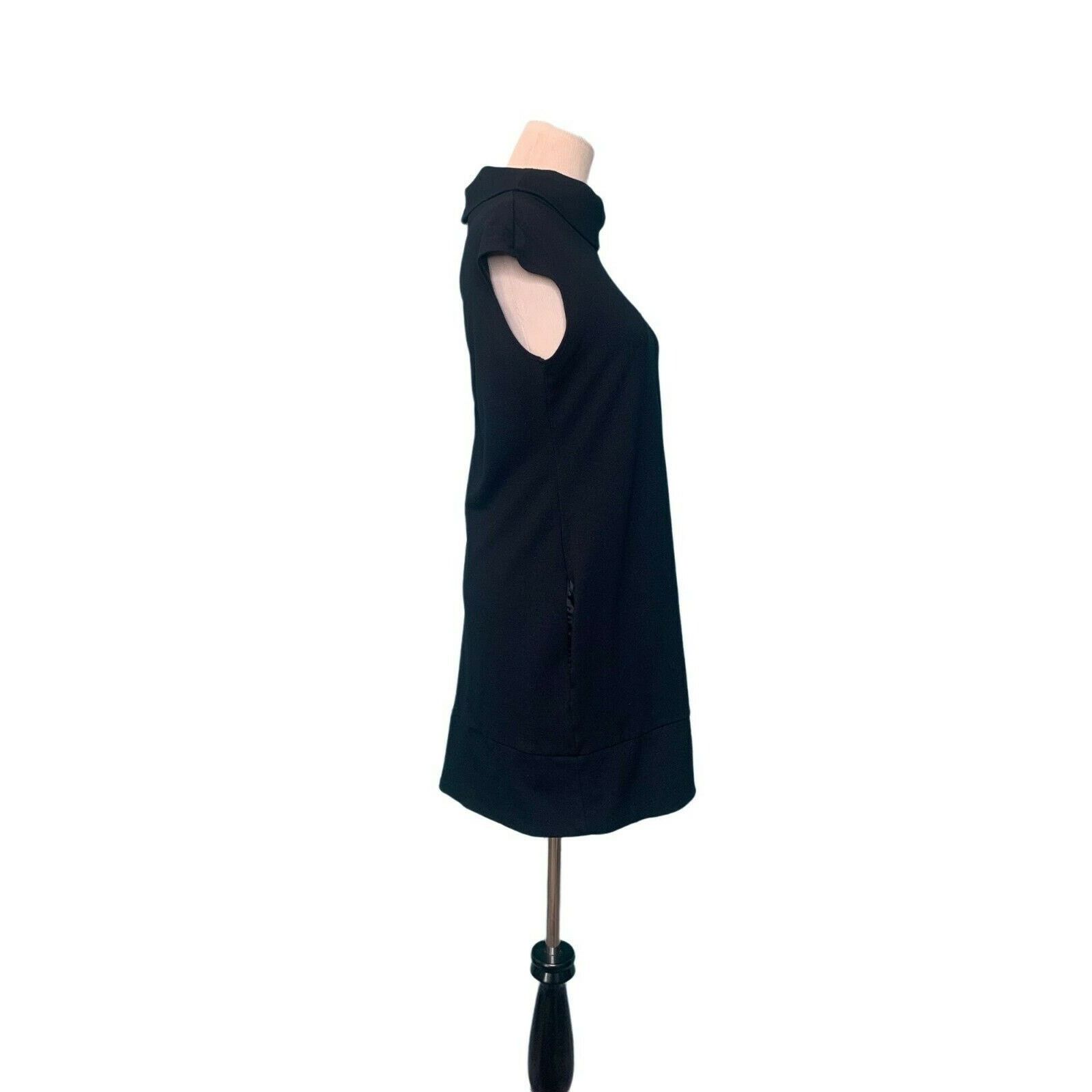 Express Express black cowl neck mini sheath dress size small Size S / US 4 / IT 40 - 7 Thumbnail