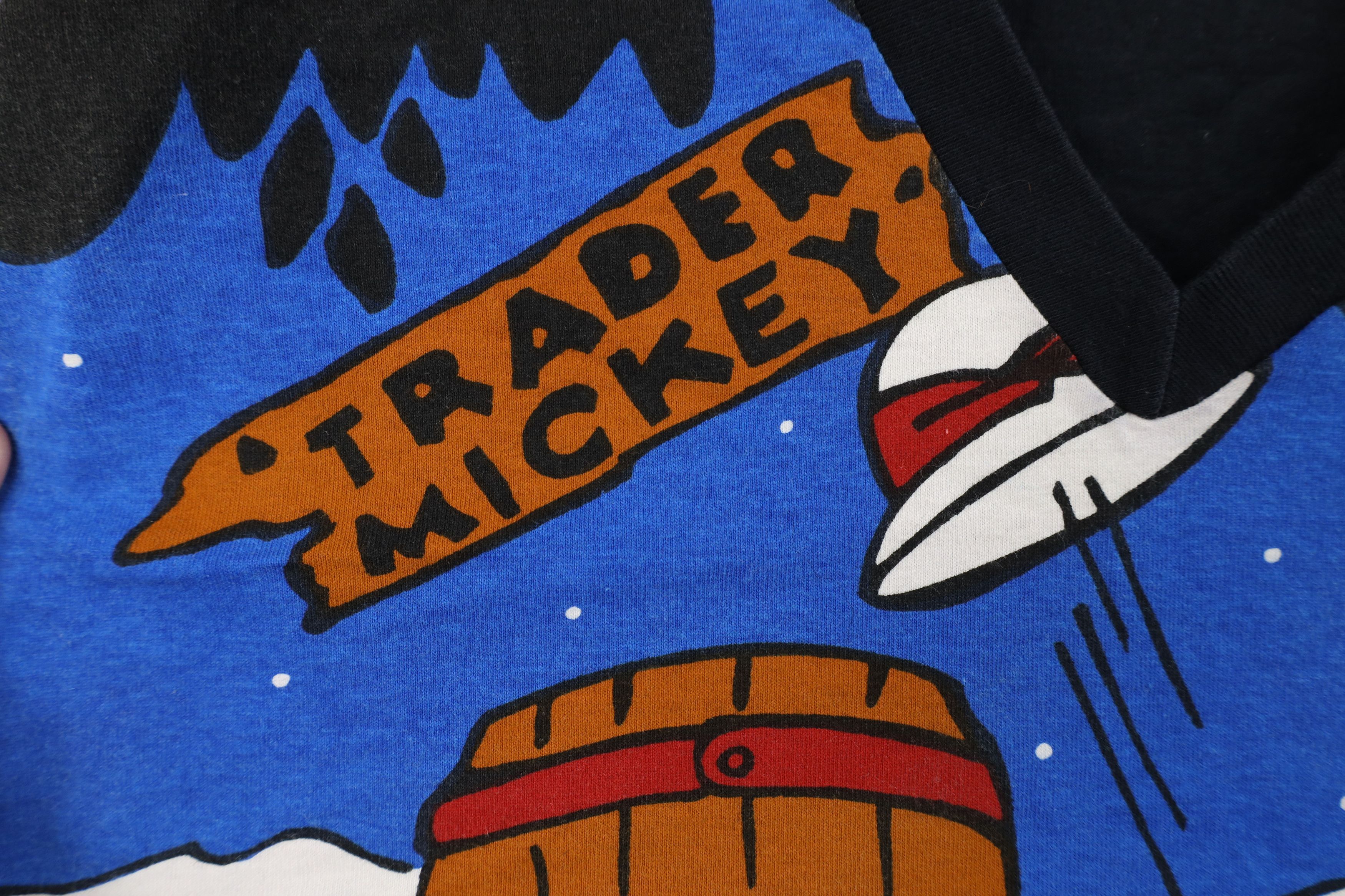 Disney Vintage 90s Disney Mickey Mouse Steamboat Print T-Shirt Size US XL / EU 56 / 4 - 4 Thumbnail