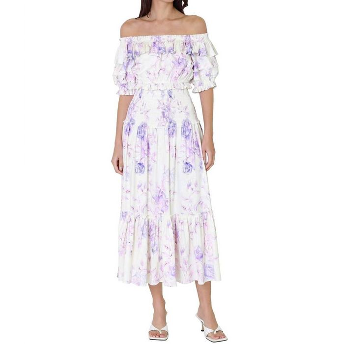 LoveShackFancy Audrille Crop Top In Spanish Lilac Grailed