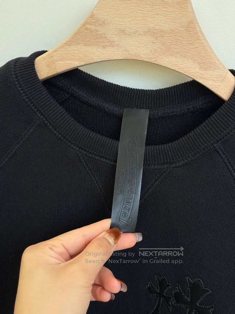 Chrome Hearts CHROME HEARTS Size S Thickened black long-sleeved sweater Size US S / EU 44-46 / 1 - 5 Thumbnail