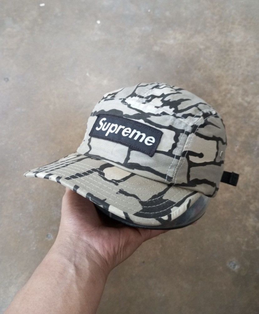Supreme × Vintage Vintage 2000s Supreme Tree bark Camp Cap Size ONE SIZE - 2 Thumbnail