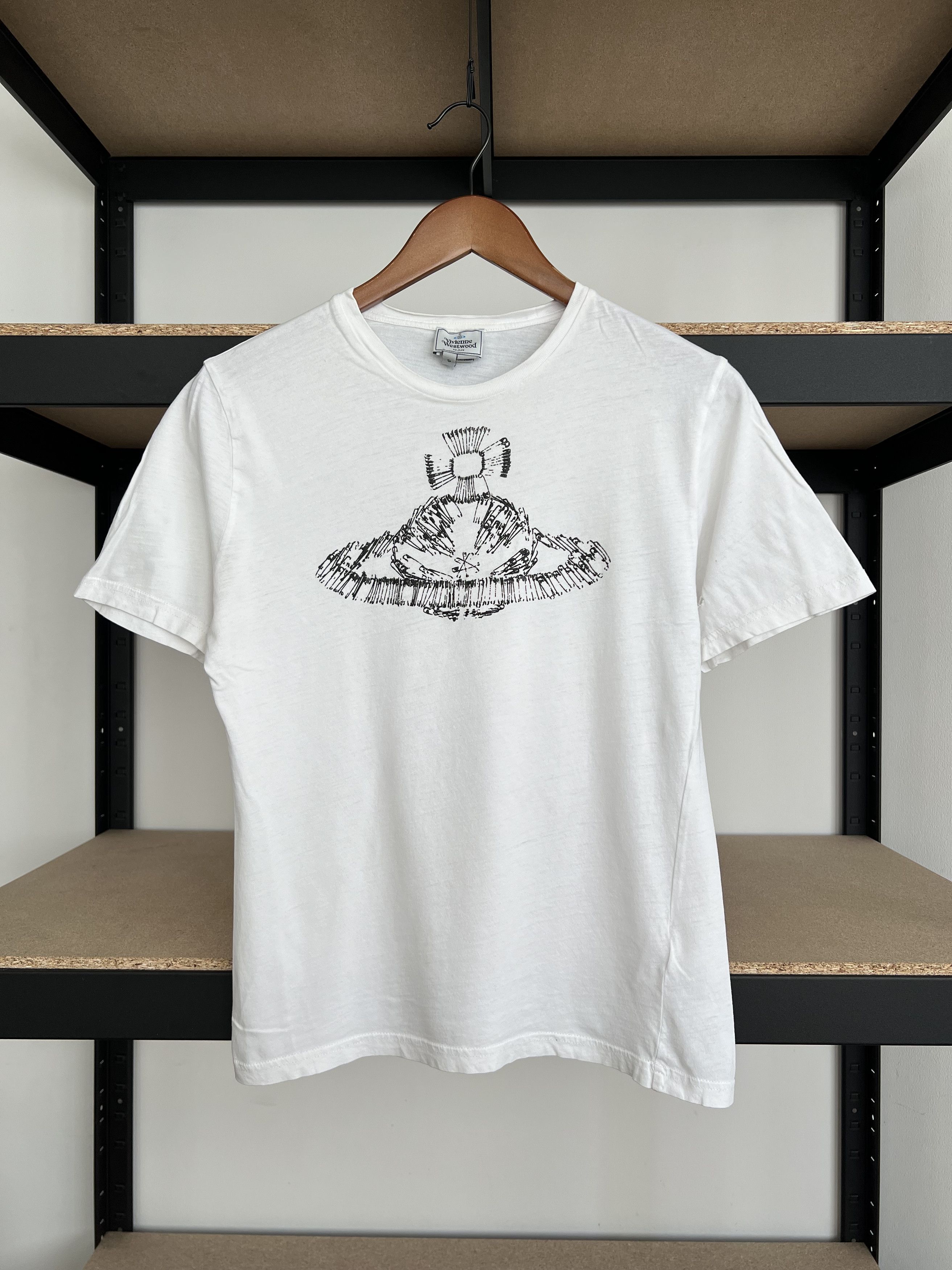 か*ん様 vivienne westwood tシャツ　ホワイト Vivienne Westwood - Cotton crew-neck T-shirt White - The Corner