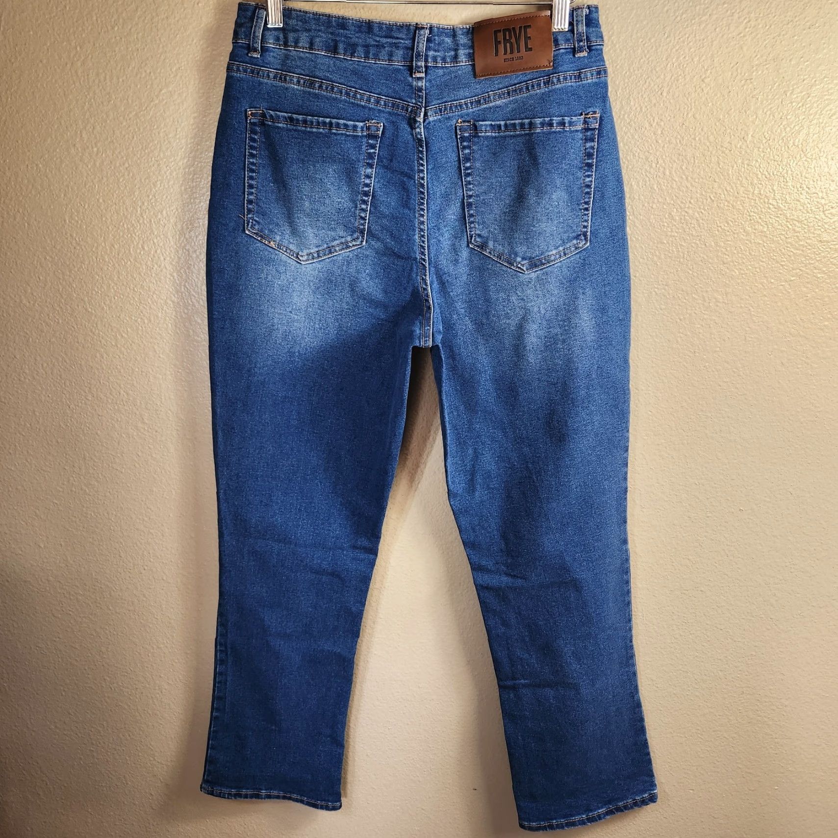 Frye Frye Womens |8/29| High Rise Straight Leg Jeans/1859395 Size 30" / US 8 / IT 44 - 6 Thumbnail