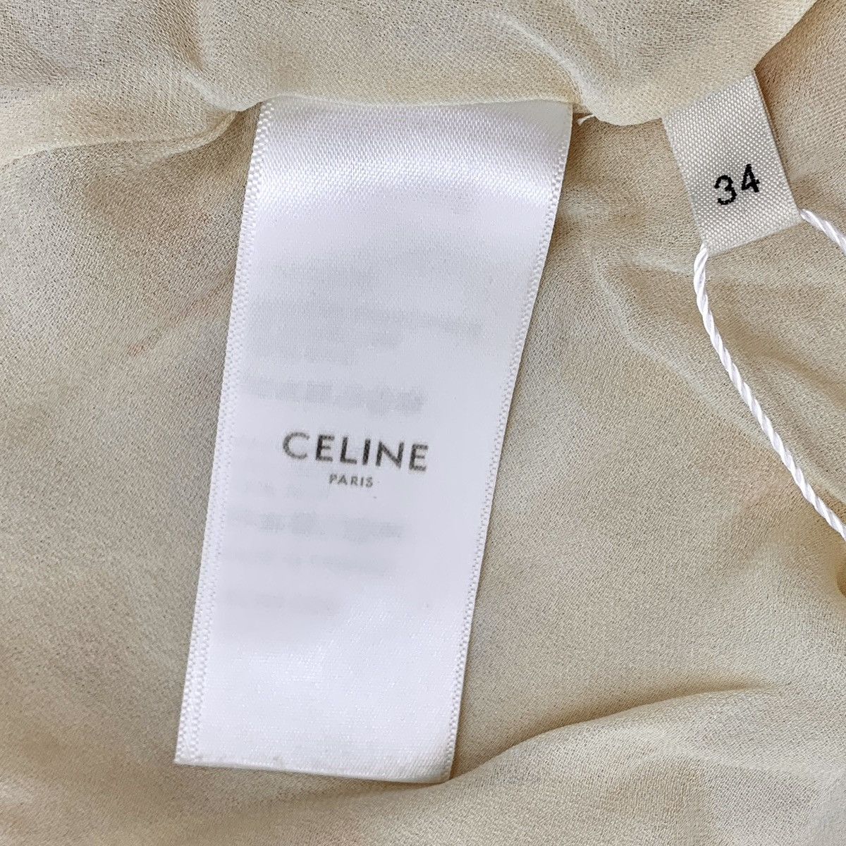 Celine Celine 22 collection Light yellow floral silk dress Size XS / US 0-2 / IT 36-38 - 7 Thumbnail