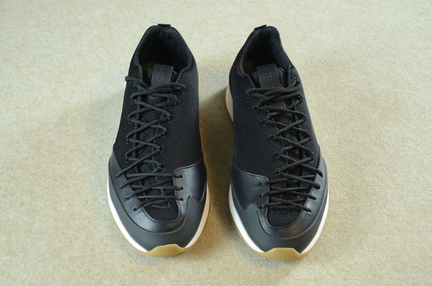 Bottega Veneta Bottega Veneta Daniel Lee Black Asymmetric Design Sneaker Size US 11 / EU 44 - 4 Thumbnail