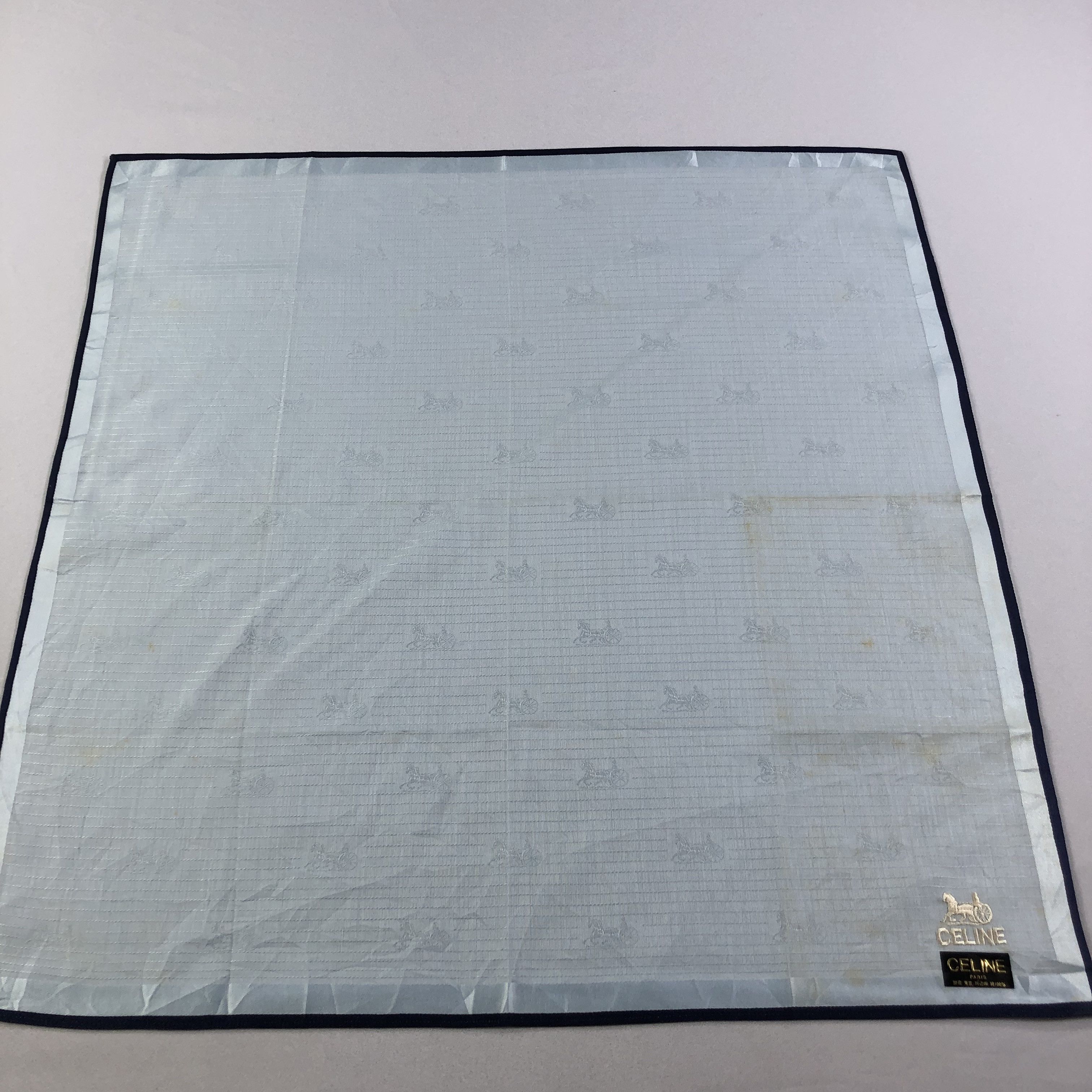 Celine Celine Carriage Handkerchief Neckerchief Bandana H1692 Size ONE SIZE - 2 Thumbnail