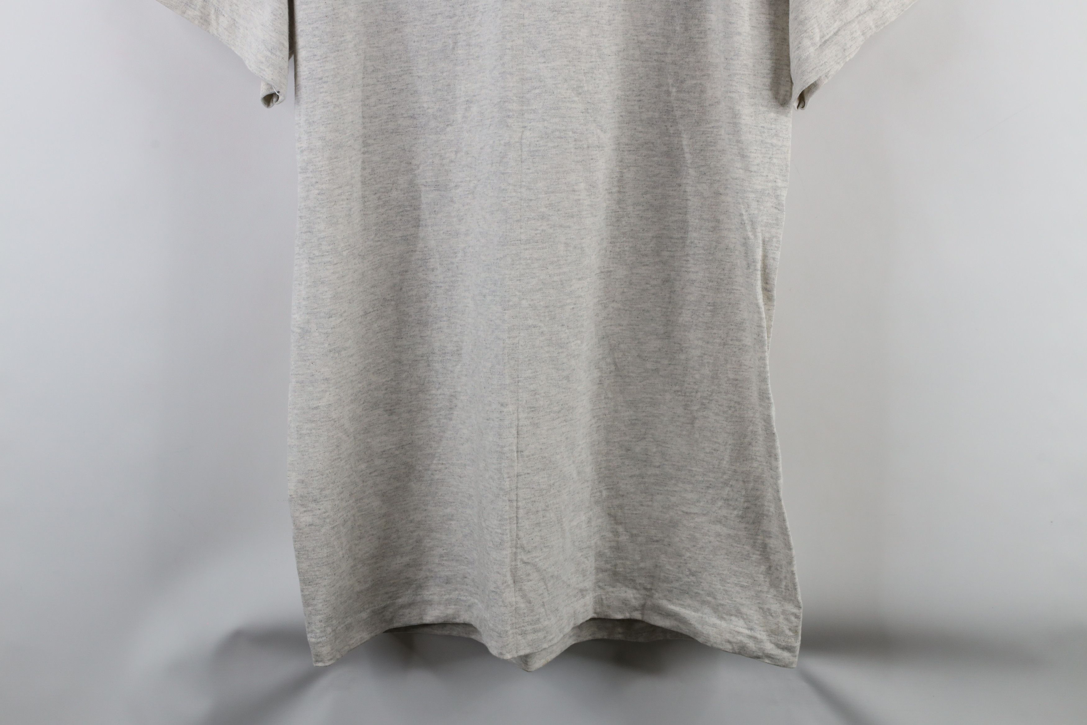 Vintage Vintage 90s Streetwear Cotton T-Shirt Heather Gray USA Size US L / EU 52-54 / 3 - 3 Thumbnail