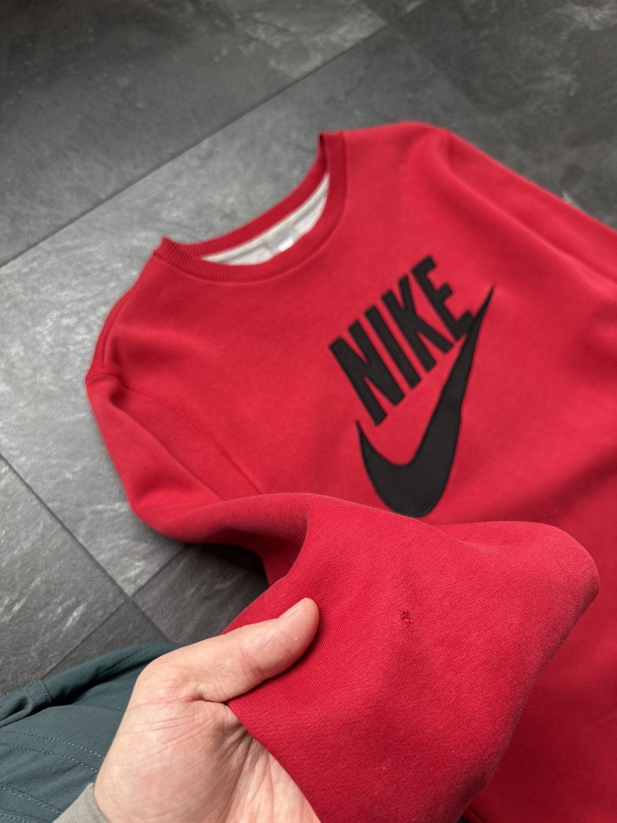 Nike × Vintage Big logo Nike rare vintage sweatshirt Size US M / EU 48-50 / 2 - 7 Thumbnail