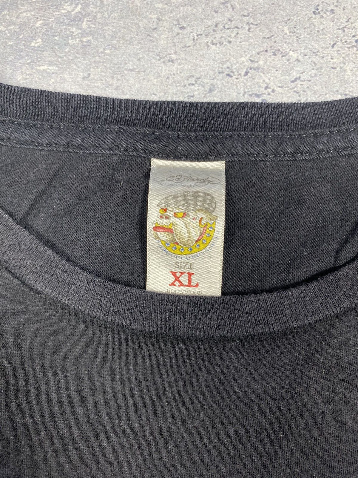 Ed Hardy Ed Hardy Men’s Black T-shirt With Big Logo Size XL Size US XL / EU 56 / 4 - 9 Thumbnail