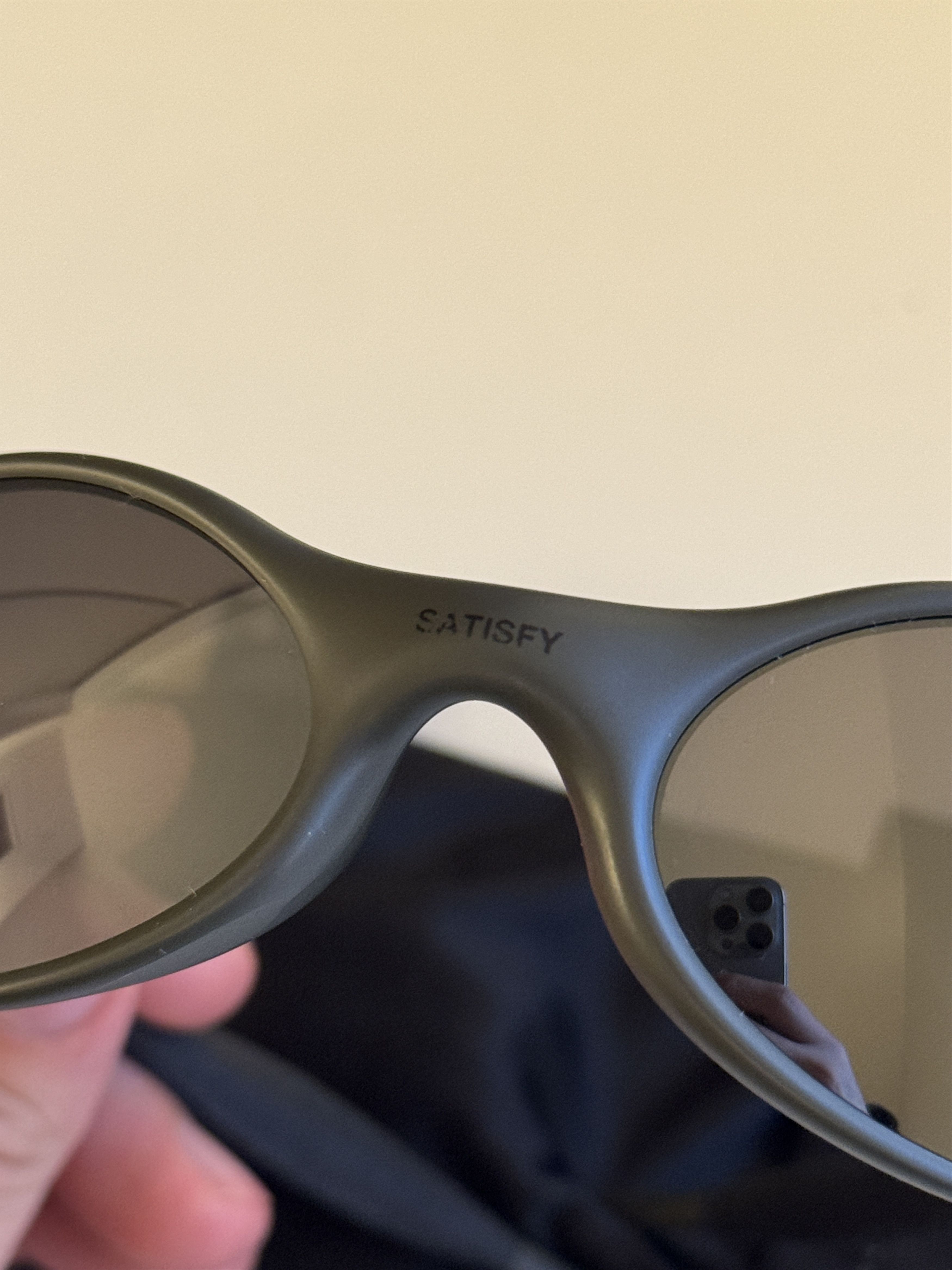 Oakley × Satisfy Satisfy Oakley Eye Jacket Matt Olive Size ONE SIZE - 3 Thumbnail