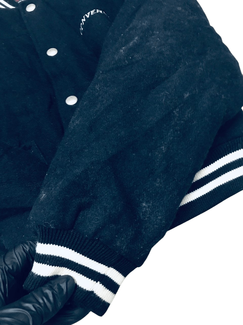 Converse × Vintage Vintage Converse Spells out Croptop Varsity Size M / US 6-8 / IT 42-44 - 3 Thumbnail