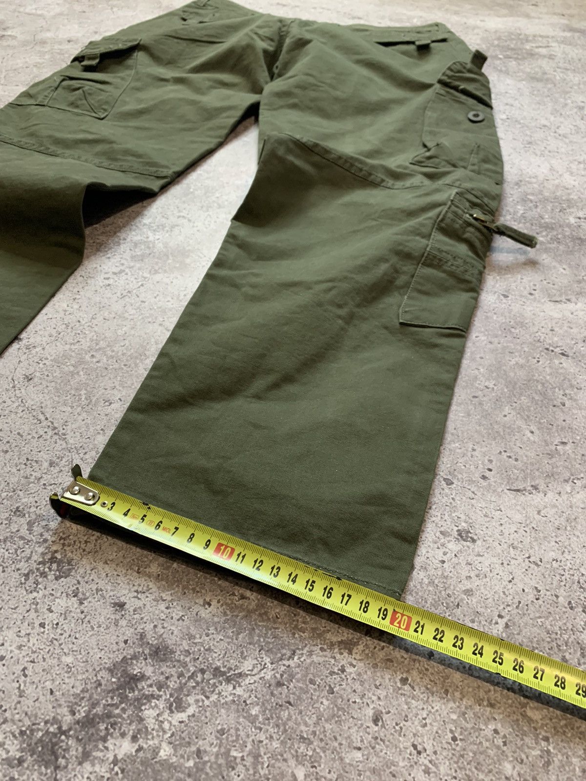 Japanese Brand × Vintage Military Multi-Pocket Cargo Trousers like dolce gabbana polo Size US 36 / EU 52 - 7 Thumbnail