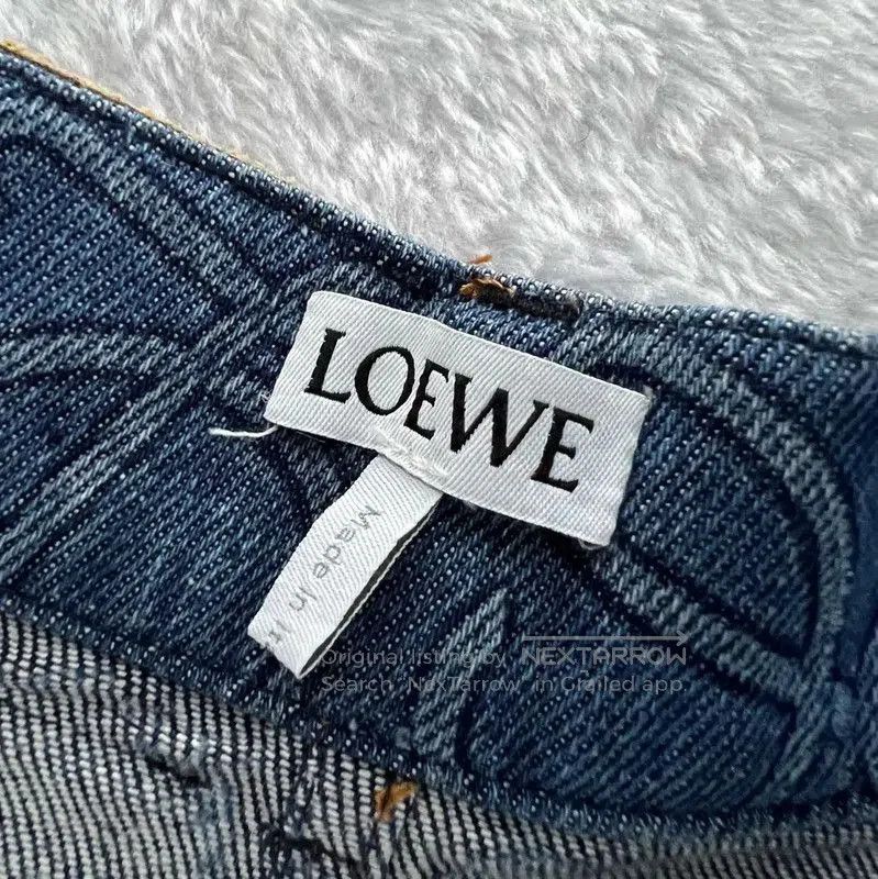 Loewe Loewe Summer Blue Cotton Mini Skirt . Size 26" / US 2 / IT 38 - 3 Thumbnail
