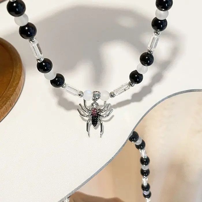 Jewelry Spider Beads Pendant Necklaces Size ONE SIZE - 4 Thumbnail