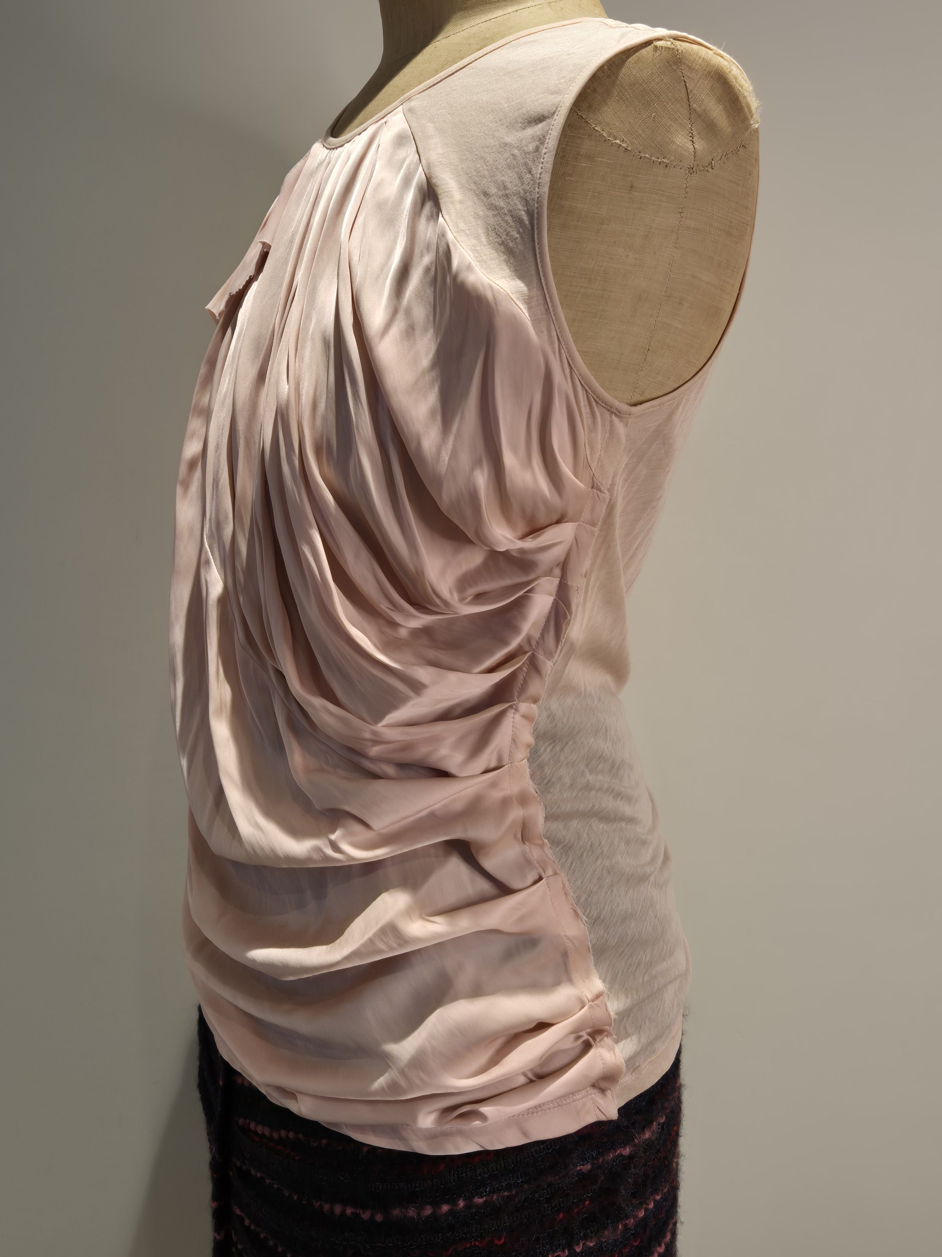 Nina Ricci Nina Ricci pink sleeveless ruched top Size S / US 4 / IT 40 - 3 Thumbnail