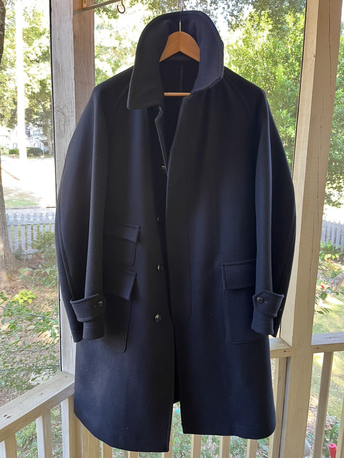 Kaptain Sunshine Kaptain Sunshine Walker Coat FW22 Navy 38 | Grailed