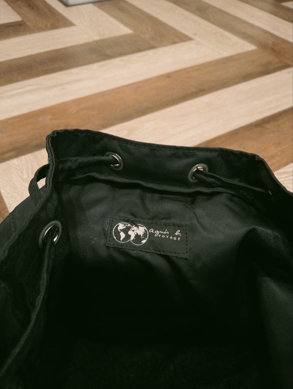 agnes b. AGNES B. VOYAGE BLACK BACKPACK Size ONE SIZE - 11 Thumbnail