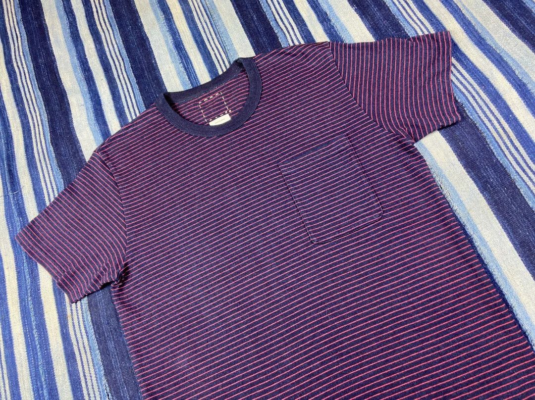 Visvim VISVIM 16SS BORDER TEE S/S 2 Striped Size US M / EU 48-50 / 2 - 6 Thumbnail