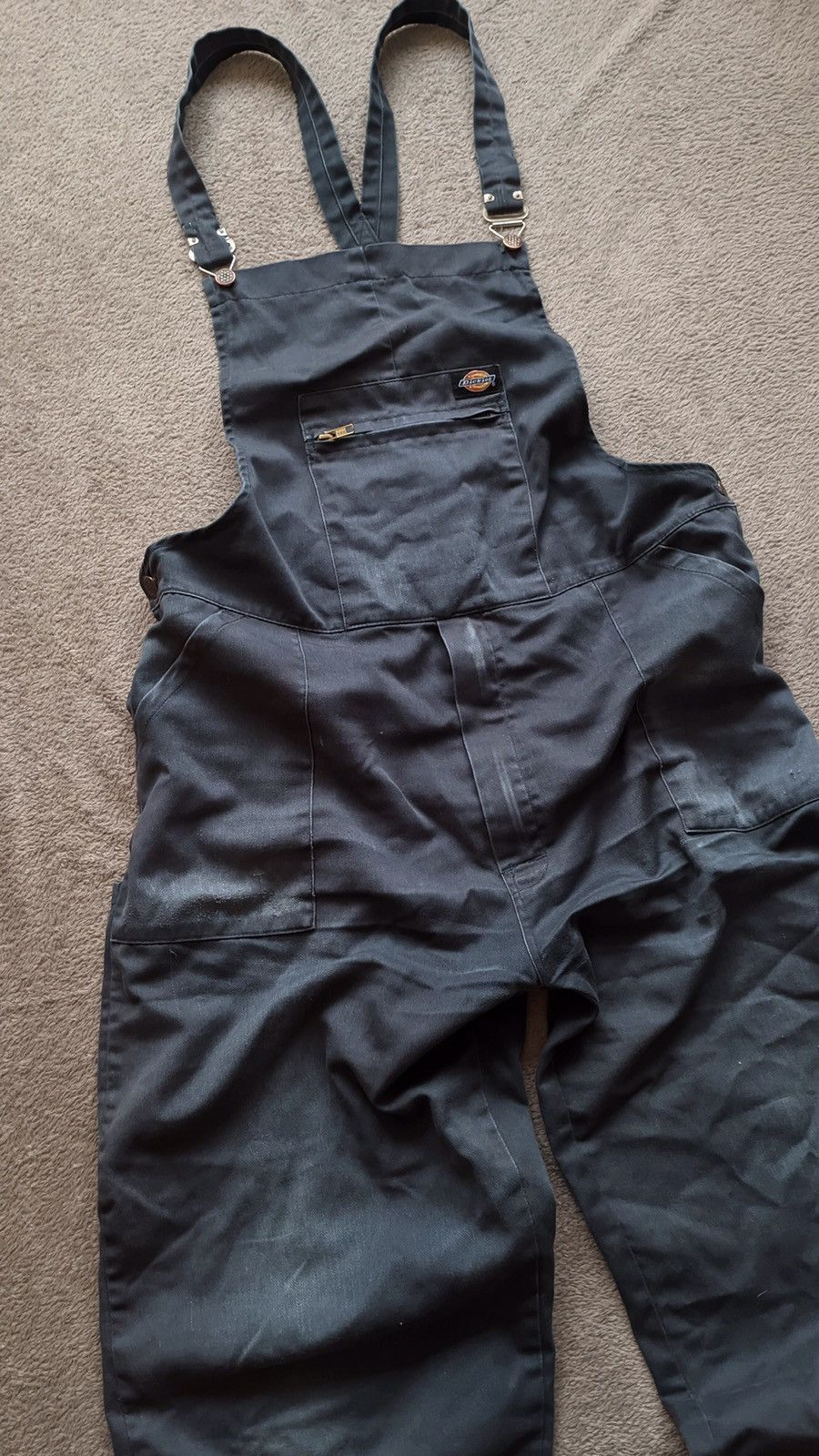 Dickies Dickies Dirty Y2K Sick Faded Mudwash Denim Overalls Size US 34 / EU 50 - 2 Thumbnail