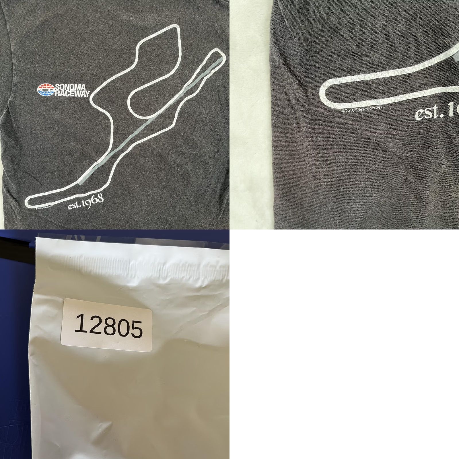Vintage VINTAGE? No. Sonoma Raceway T-Shirt Mens Medium Black Track Map Est 1968 Racing Tee Size US M / EU 48-50 / 2 - 8 Thumbnail